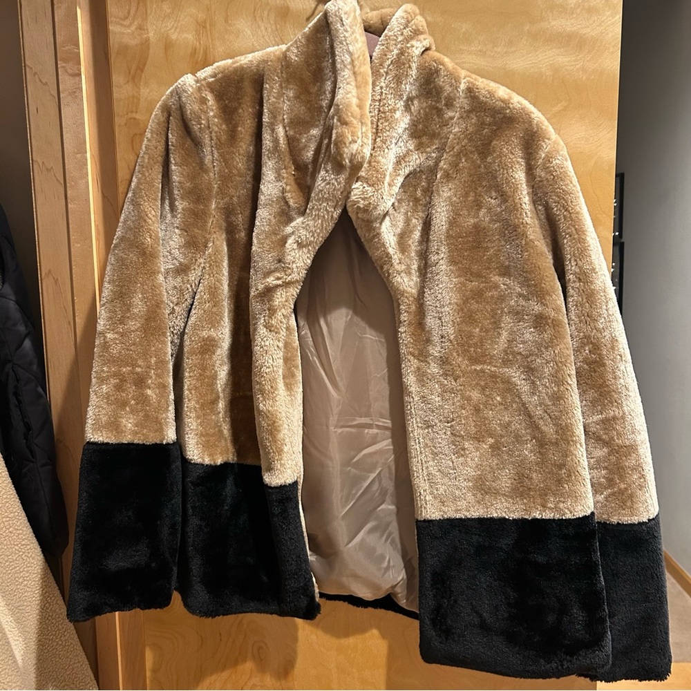 JustFab faux fur coat